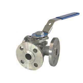 Three Way Ball Valve Flange End